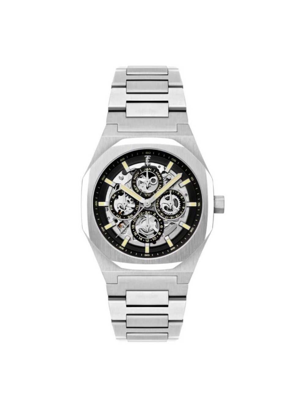 NWT Thomas Earnshaw Drake Triple Calendar Black Dial Men's Watch